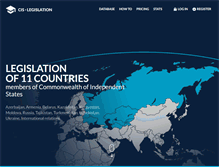 Tablet Screenshot of cis-legislation.com